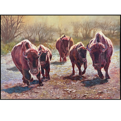 Click to view detail for Stampede 36x48 $4800